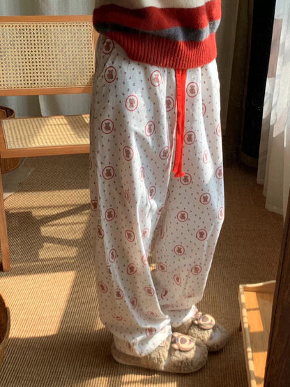 ‘Rosie Bear’ Pants 100% Brushed Flannel