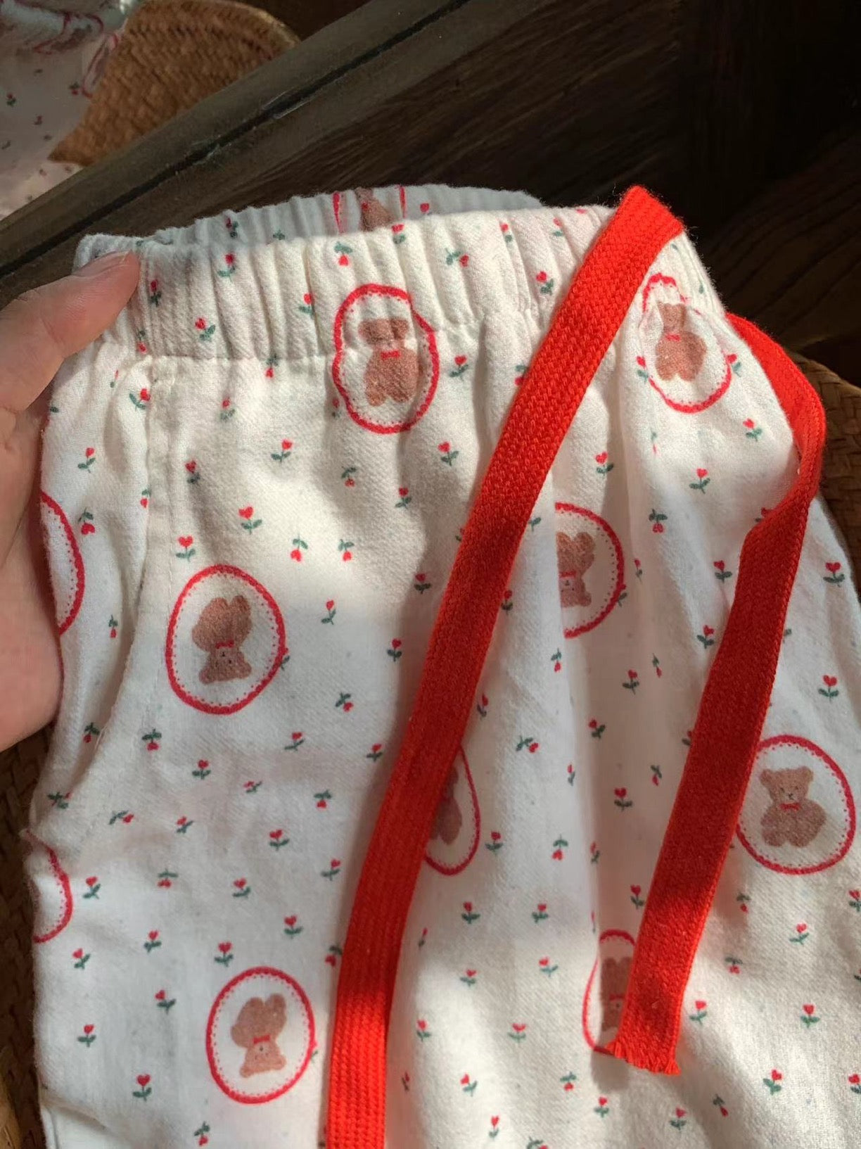 ‘Rosie Bear’ Pants 100% Brushed Flannel